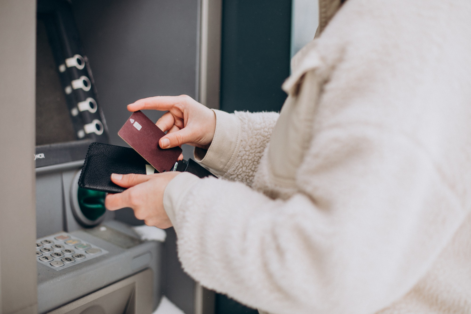 Woman learning How to Open a Checking Account.