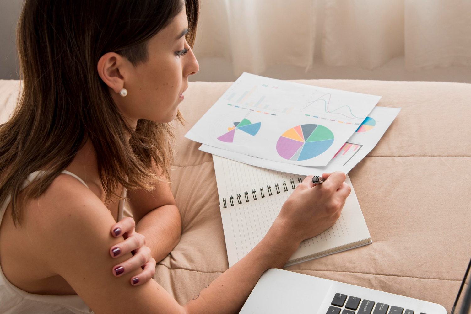 Woman calculating her FICO Score and seeing how it works