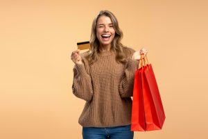 woman learning How a Credit Card Works.