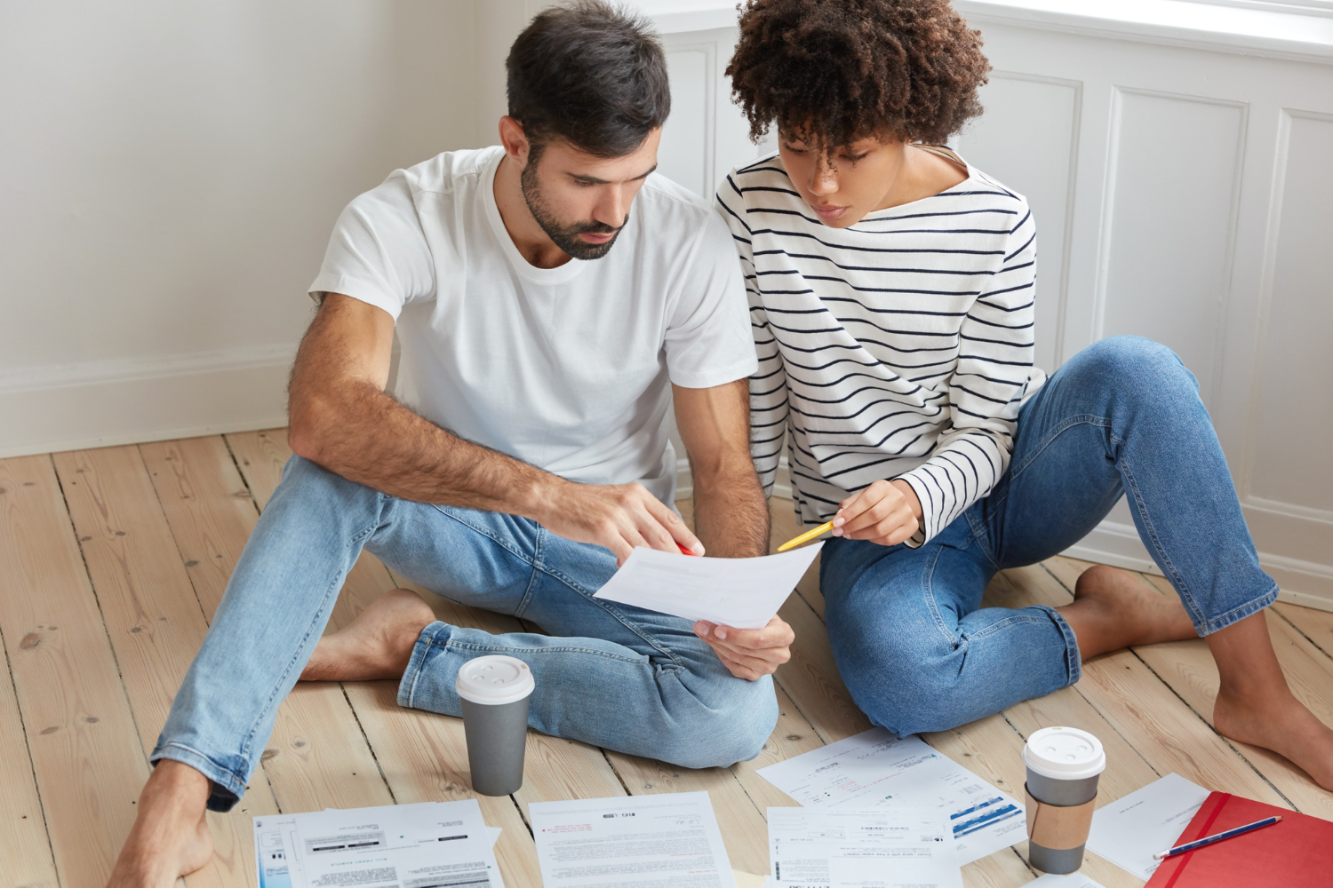 a couple choosin between a Fixed-Rate vs. Adjustable-Rate Mortgage.