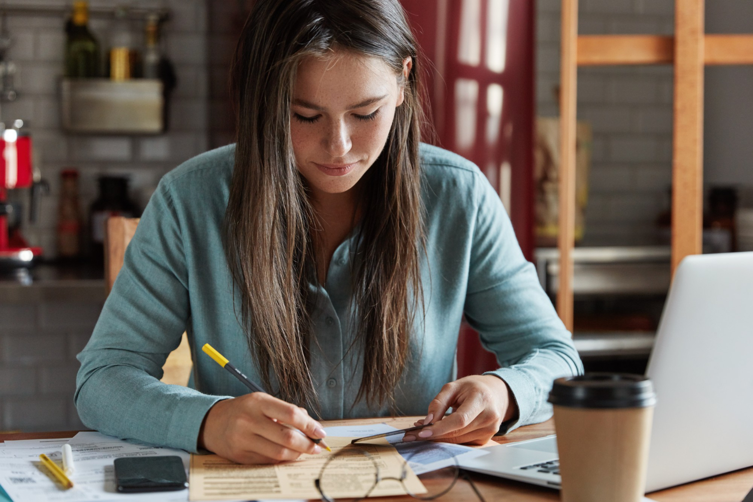 Woman getting Personal Finance Courses.