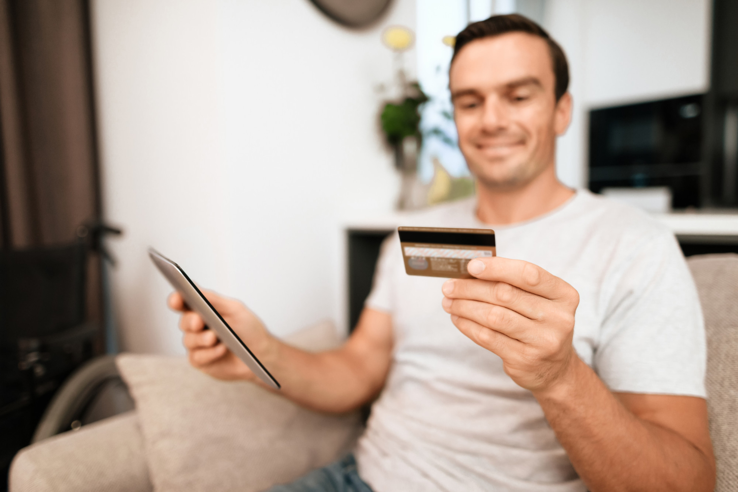 A man getting to know Credit Card Points.