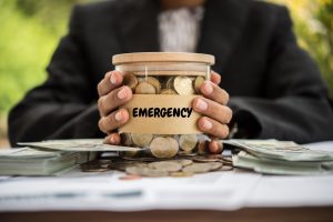 A person doing Emergency fund 6-12 months strategy.