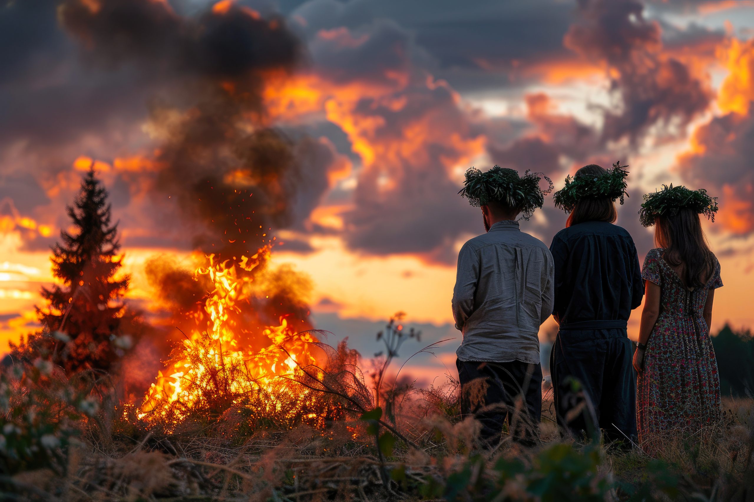 Wildfire scene representing changing property insurance risks in California